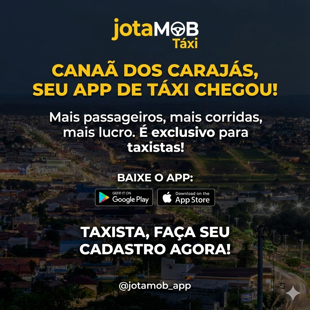 img táxi em canaã dos carajas com o aplicativo de taxi jotamob